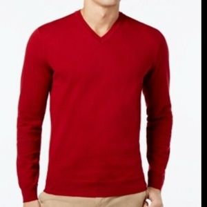 Classic V-Neck Knit Sweater